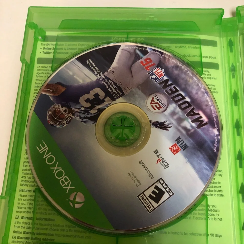 Madden NFL 16 Xbox One game with Odell Beckham‎ Jr. football video game